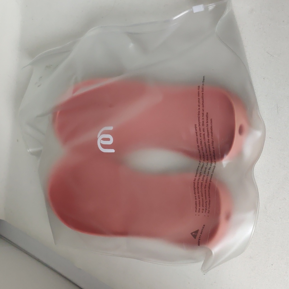 Mahabis NEW pink detachable soles sz 38